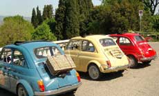 The Legendary Fiat 500 Tour of Florence and  with Full Lunch and Wine Tasting